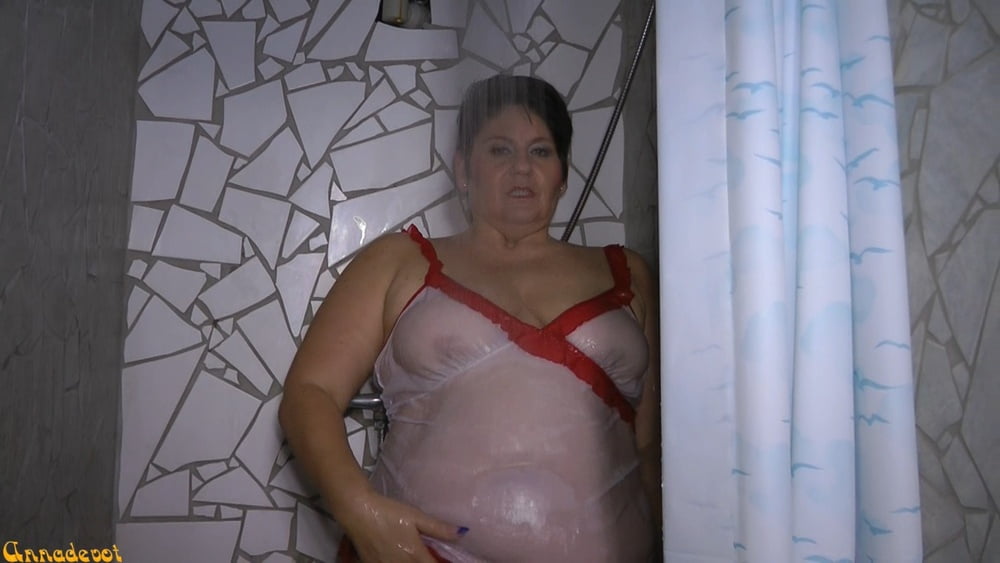 Annadevot - WETLOOK in the shower in BIKINI #106583657