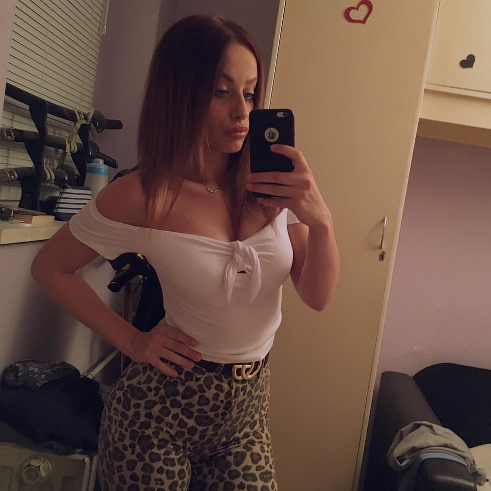 Serbian hot skinny blonde whore girl Ana Stojilkovic #80757386