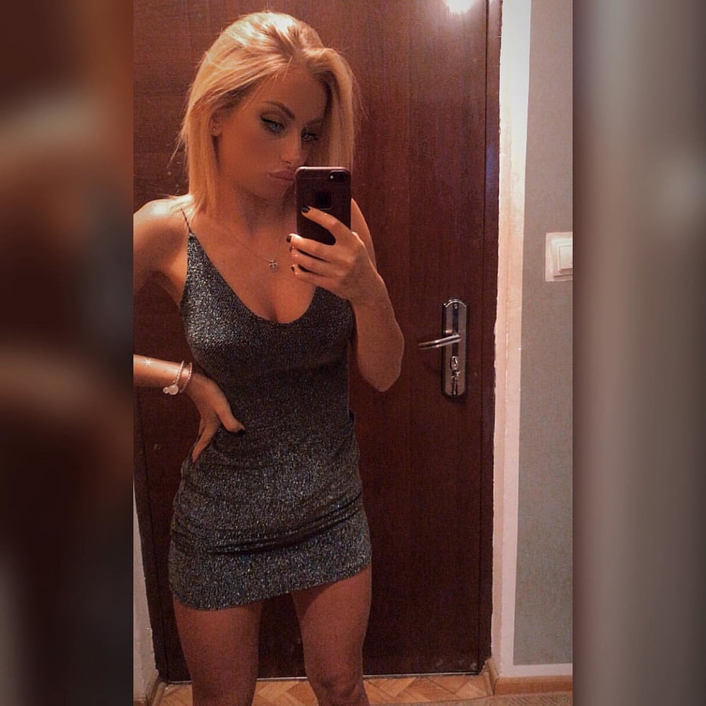 Serbian hot skinny blonde whore girl Ana Stojilkovic #80757438