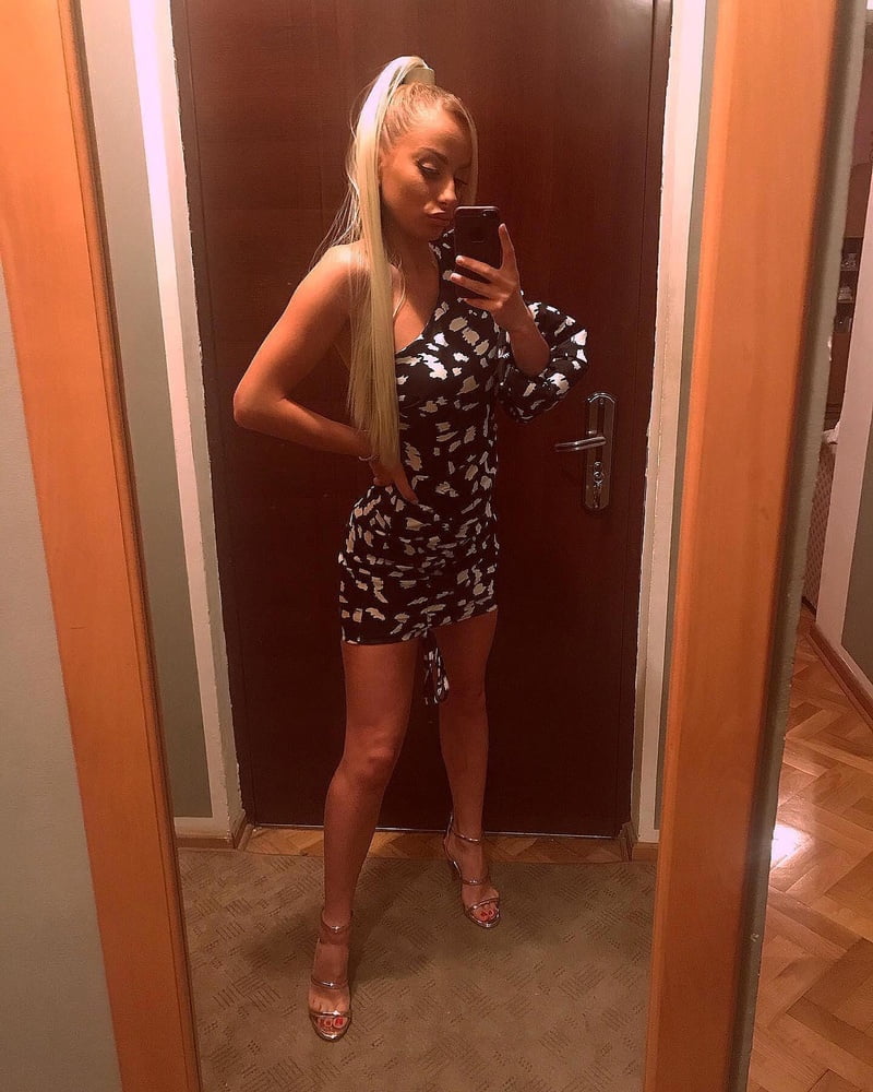 Serbian hot skinny blonde whore girl Ana Stojilkovic #80757457