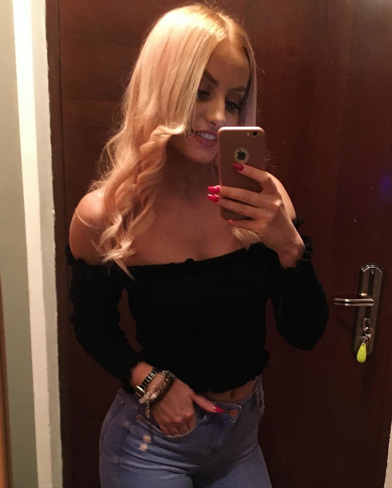Serbian hot skinny blonde whore girl Ana Stojilkovic #80757480