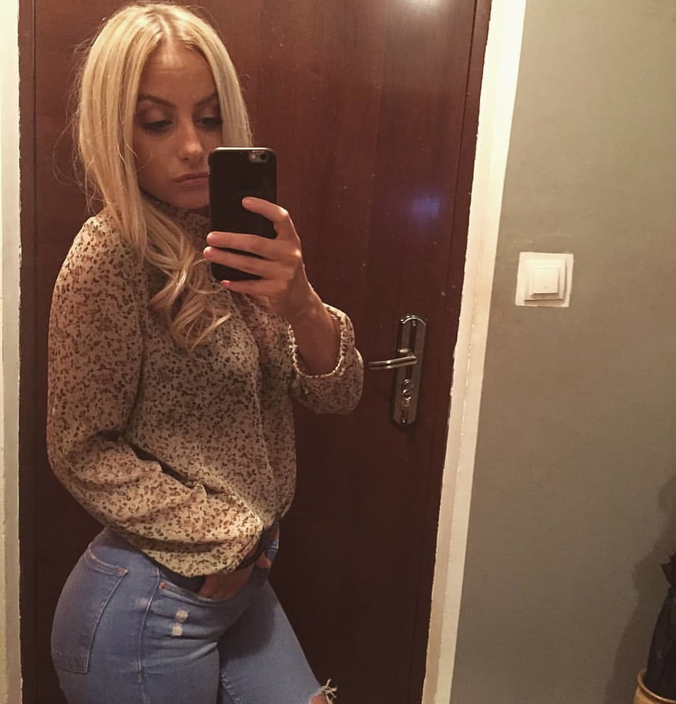Serbian hot skinny blonde whore girl Ana Stojilkovic #80757514