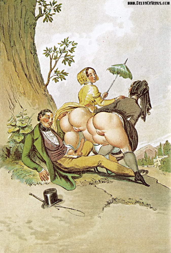 19th Century Erotic drawings #94101258